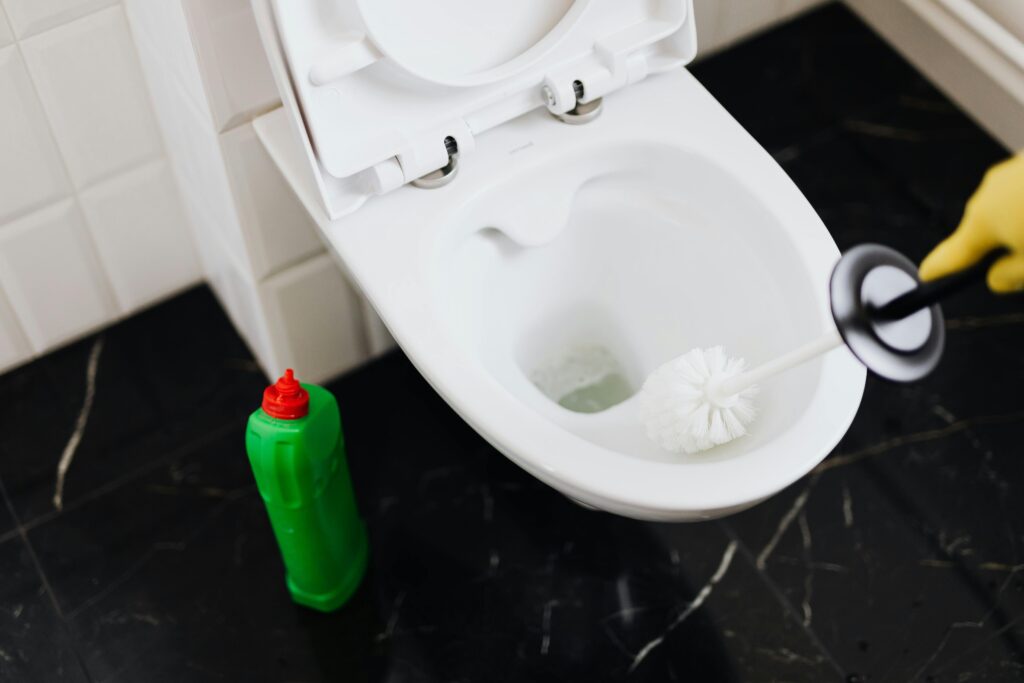 Was tun bei Kalkablagerungen in der Toilettenschüssel?